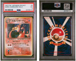 PSA 5 1997 POKEMON TCG JAPANESE ROCKET #6 DARK CHARIZARD-HOLO - Image 1