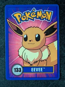1998 Pokemon EEVEE Betty Crocker Fruit Roll-Up Official Nintendo Promo #133 - Image 1