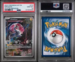 2023 POKEMON SVP EN-SV BLACK STAR PROMO #013 MIRAIDON SVI ETB-MIRAIDON PSA 10 - Image 3