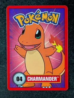 1998 Pokemon CHARMANDER Betty Crocker Fruit Roll-Up Official Nintendo Promo #4 - Image 1