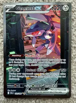 Genesect EX - 169/086 - English Black Bolt SIR - Pokemon Card - Pack Fresh NM/M - Image 1