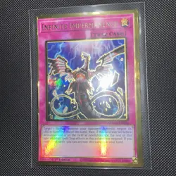 Yugioh Infinite Impermanence MAGO-EN052 Gold Rare 1st Ed MISCUT - Image 1