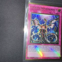 Yugioh Infinite Impermanence MAGO-EN052 Gold Rare 1st Ed MISCUT - Image 2