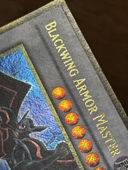Blackwing Armor Master GLD3-EN038 Gold Series 3 Limited Edition Gold Rare LP - Image 2