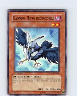 Yu-Gi-Oh Blackwing - Mistral The Silver Shield ANPR-EN004 1st Edition Common LP - Image 1
