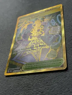 Jamming Tower 243/182 Full Art Hyper Rare Gold Pokemon Card Destined Rivals NM - Image 2