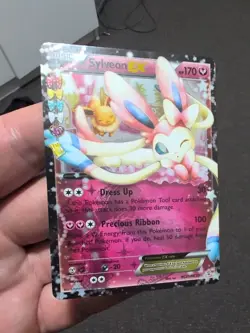 Sylveon EX RC21/RC32 XY Generations Radiant Collection 20th Holo Pokemon Card nm - Image 1
