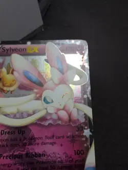 Sylveon EX RC21/RC32 XY Generations Radiant Collection 20th Holo Pokemon Card nm - Image 2