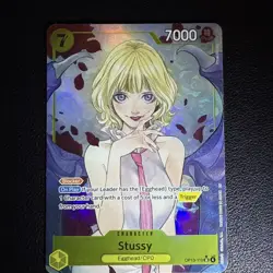Stussy OP13-110 Alternate Art One Piece Card English Carrying On His Will - Image 1