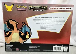 Lance's CHARIZARD V Box Promo Cards & Booster Packs Pokemon CELEBRATIONS 2021 - Image 2