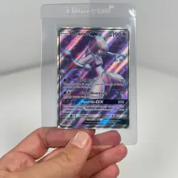 Mewtwo GX 72/73 Shining Legends 2017 Full Art Holo Pokemon Card TCG HP - Image 1