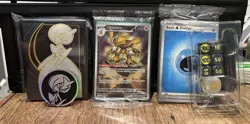Pokemon TCG - Alakazam 009 Promo, Energy cards, Dice, Sleeves & Coin - Image 1