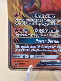 Flareon GX SM171 Sun and Moon Promo Pokemon Card Rare Holo NM - Image 5