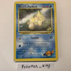 Misty's Psyduck - 54/132 - Pokemon (W Stamped) Uncommon Promo Card MP - Image 1