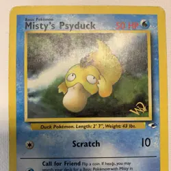 Misty's Psyduck - 54/132 - Pokemon (W Stamped) Uncommon Promo Card MP - Image 3