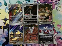 Pokemon TCG Promo Lot / Scalet & Violet Ilustration Rare Mega Evolution / Cards - Image 1