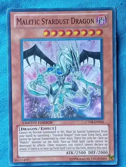 YuGiOh Cards - Malefic Stardust Dragon - CT08-EN014 - Near Mint - Image 1