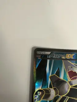 Pokemon TCG XY-Primal Clash Aggron EX Full Art Holo Card 153/160 Lp ships Asap - Image 2