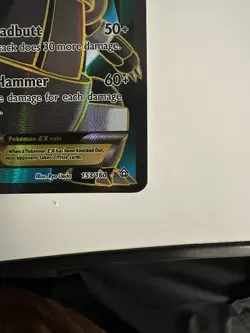 Pokemon TCG XY-Primal Clash Aggron EX Full Art Holo Card 153/160 Lp ships Asap - Image 4