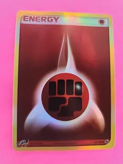 Fighting Energy Pokemon EX Reverse Holo Ruby & Sapphire Pokemon Card WOTC NM - Image 1