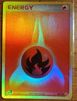 Fire Energy Reverse Holo 2003 ex Ruby & Sapphire Holo Pokemon Card LP - Image 1