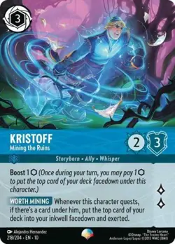 ~ Kristoff - Mining the Ruins (Epic) ~ NM Holofoil ~ Whispers in the Well ~ - Image 1