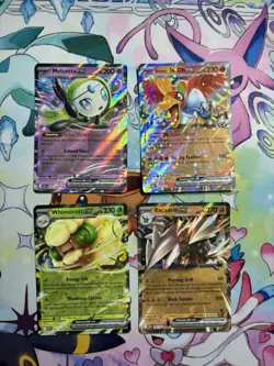 Pokemon TCG: Scarlet & Violet 4 Card EX Lot - Various Sets - NM+ - Image 1