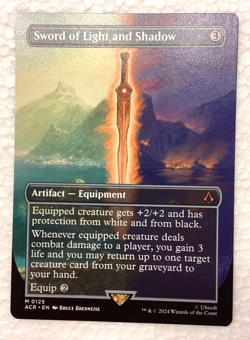 Sword of Light and Shadow (Borderless) -Foil Near Mint MTG - Image 1