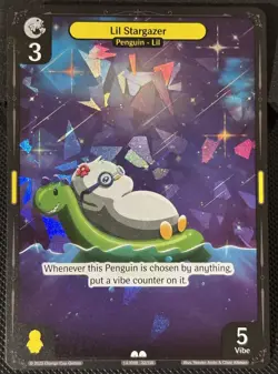 Vibes TCG Lil Stargazer * ARCTIC FOIL * - Legend of the Lils Card 32/150 - Image 1