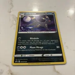 Umbreon SWSH129 Black Star Promo Holo Card Cosmos NM Condition - Image 2