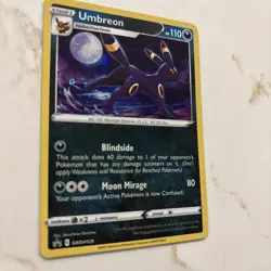 Umbreon SWSH129 Black Star Promo Holo Card Cosmos NM Condition - Image 3