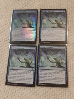 Into the Flood Maw Foil N Into The Flood Maw X3 Non FoilBloomburrow MTG Magic - Image 1