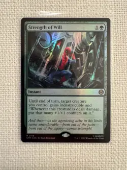 Strength of Will Foil R0118 Spider-Man MTG Magic the Gathering NM - Image 1