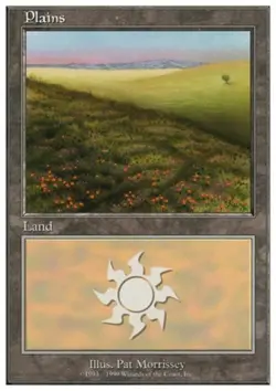 Light Play x 1 Plains (Morrissey - 5ED - Red flowers) Battle Royale - Image 1