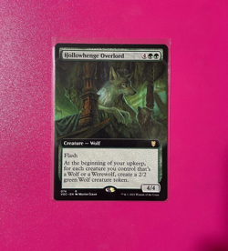 MTG *Extended Art* Hollowhenge Overlord* - Crimson Vow Commander #74 R - NM - - Image 2