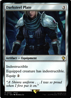 MTG Darksteel Plate Commander: Final Fantasy Rare NM - Image 1