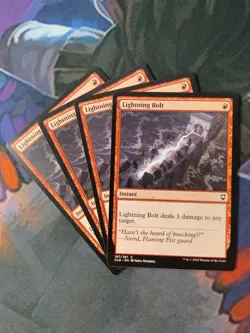 Lightning Bolt x 4 | 7% Off 2+ | Baldur's Gate | NM MTG - Image 1