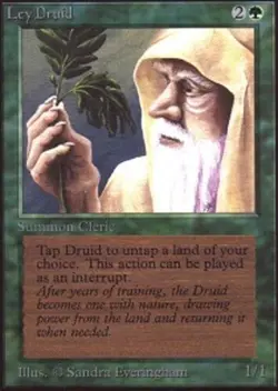 MTG - Ley Druid - Collector's Edition - NM, English Magic FLAT RATE SHIP - Image 1