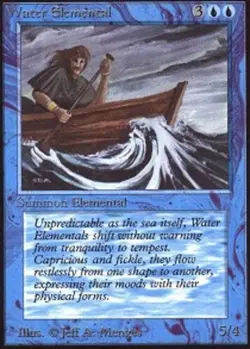MTG - Water Elemental - Collector's Edition - NM, English Magic FLAT RATE SHIP - Image 1