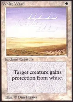 MTG - White Ward - Collector's Edition - NM, English Magic FLAT RATE SHIP - Image 1