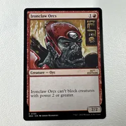 30th Anniversary Edition #155 - Ironclaw Orcs - Modern Frame NM/MINT MTG - Image 1