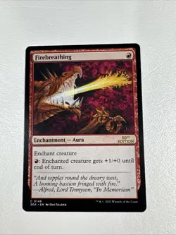 30th Anniversary Edition #146 - Firebreathing - (Modern Frame) NM/MINT MTG - Image 1