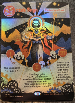Foil In Hand MtG URZA'S SAGA Secret Lair Encyclopedia Mtg Magic - Image 1