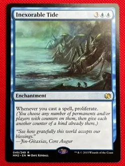 MTG 1X Inexorable Tide X1 Modern Masters 2015 Magic - NM - Image 1