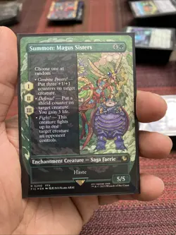 Summon: Magus Sisters (Borderless) Commander: Final Fantasy Foil - Image 1