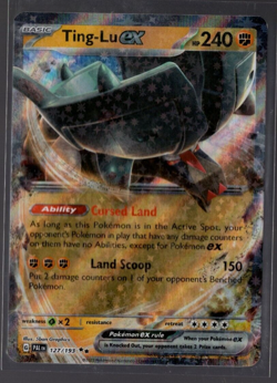 Ting-Lu EX 127/193 Ultra Rare Paldea Evolved Pokemon TCG Near Mint - Image 1