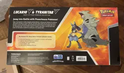 Pokemon TCG Lucario V & Tyranitar V Heavy Hitters Premium Collection NEW Sealed - Image 2