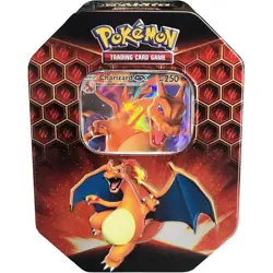 Pokemon TCG Hidden Fates Charizard GX Tin Factory Sealed Trading Card Game - Image 1