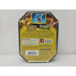 Pokemon TCG Hidden Fates Charizard GX Tin Factory Sealed Trading Card Game - Image 3