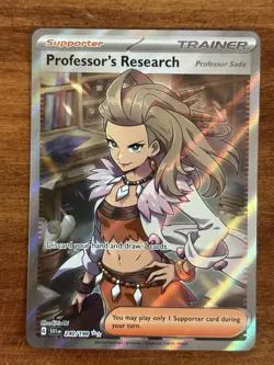 Pokemon Professor's Research 240/198 Scarlet & Violet Ultra Rare Holo NM - Image 1